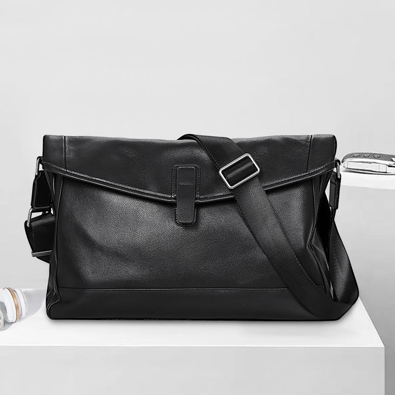 Genuine Leather Men's Casual Shoulder Bag