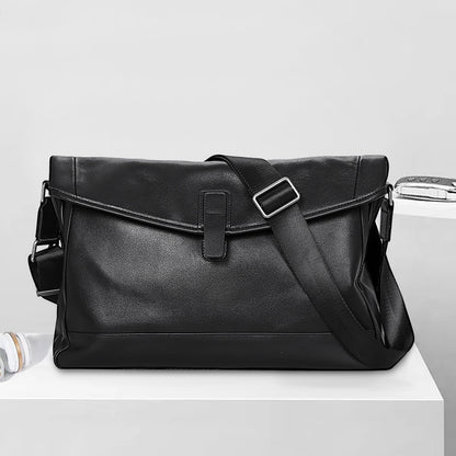 Genuine Leather Men's Casual Shoulder Bag