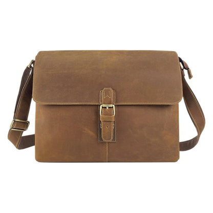 Men's Vintage Leather Crossbody Bag