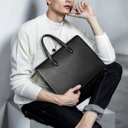 Men's Fingerprint Lock Business Briefcase