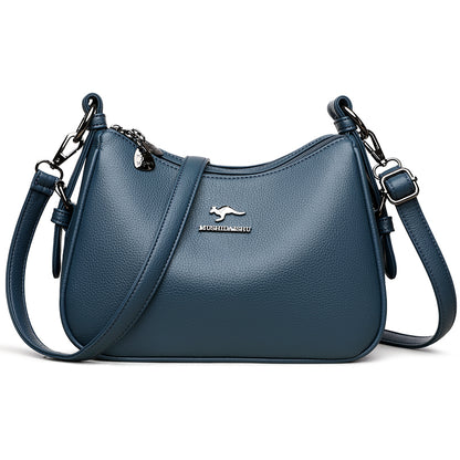 Kangaroo leather large-capacity ladies' bag