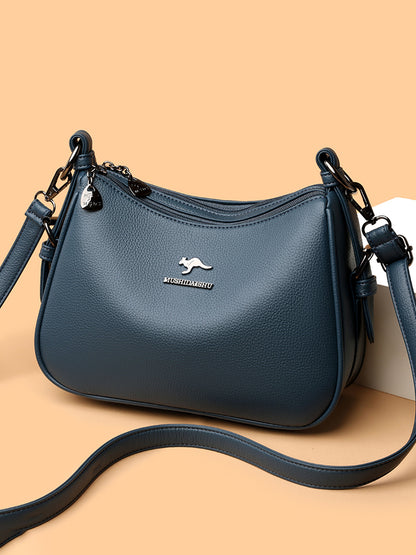 Kangaroo leather large-capacity ladies' bag