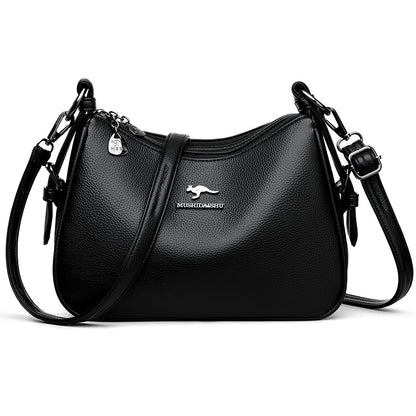 Kangaroo leather large-capacity ladies' bag