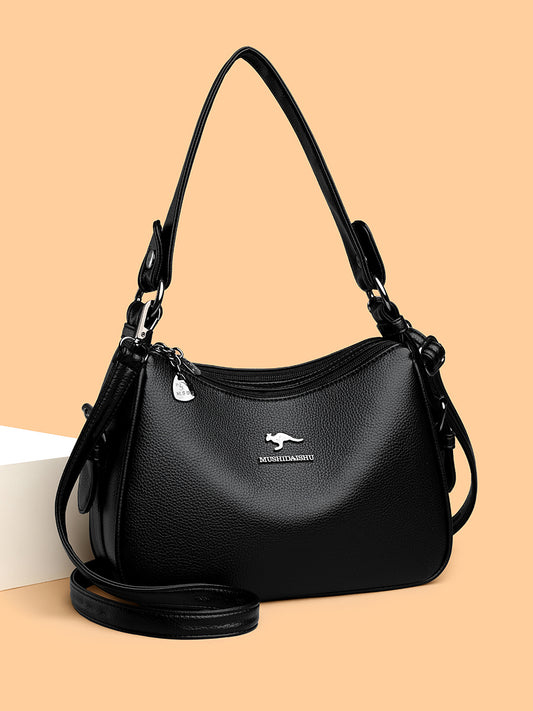 Kangaroo leather large-capacity ladies' bag