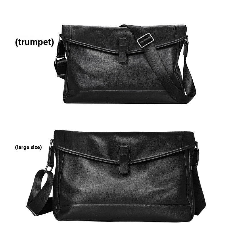 Genuine Leather Men's Casual Shoulder Bag