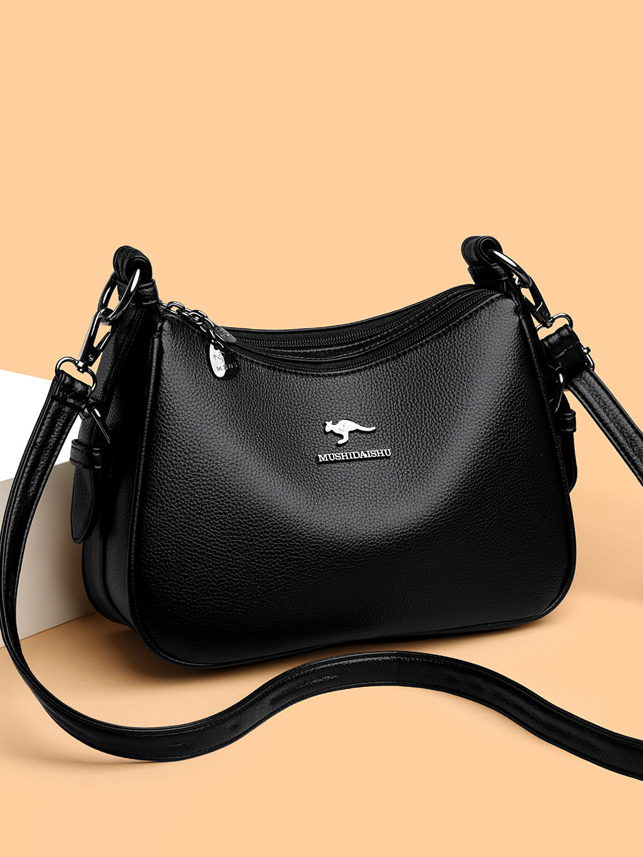 Kangaroo leather large-capacity ladies' bag
