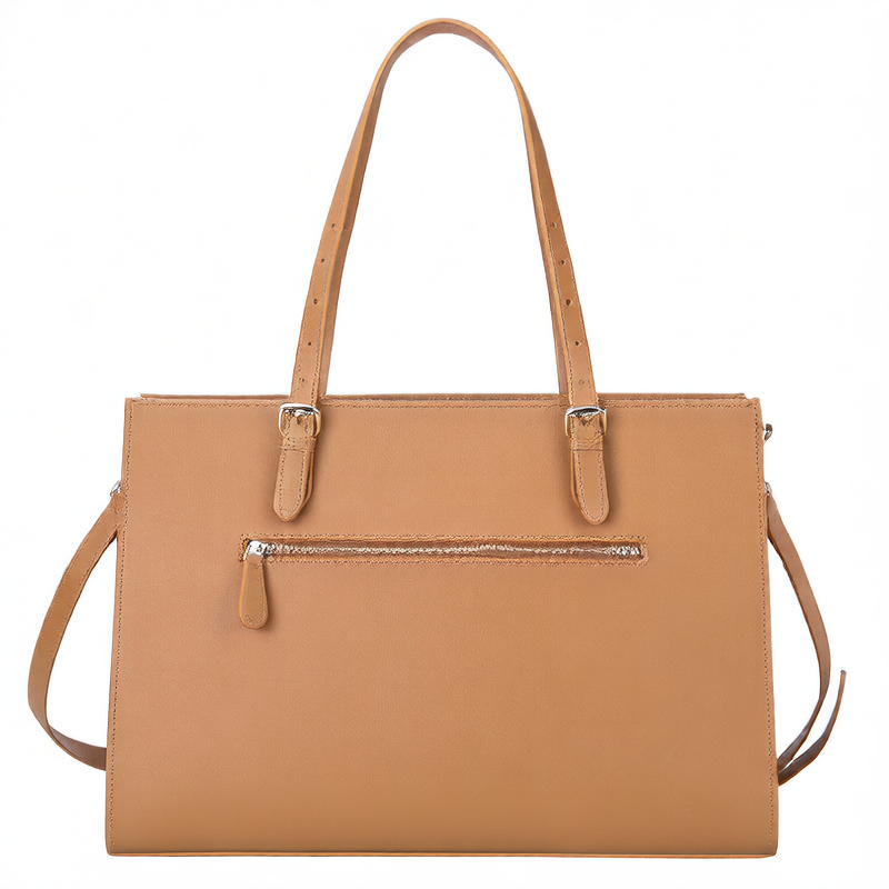 Genuine Leather Tote Bag for Women, Large Capacity Fashionable Shoulder Bag