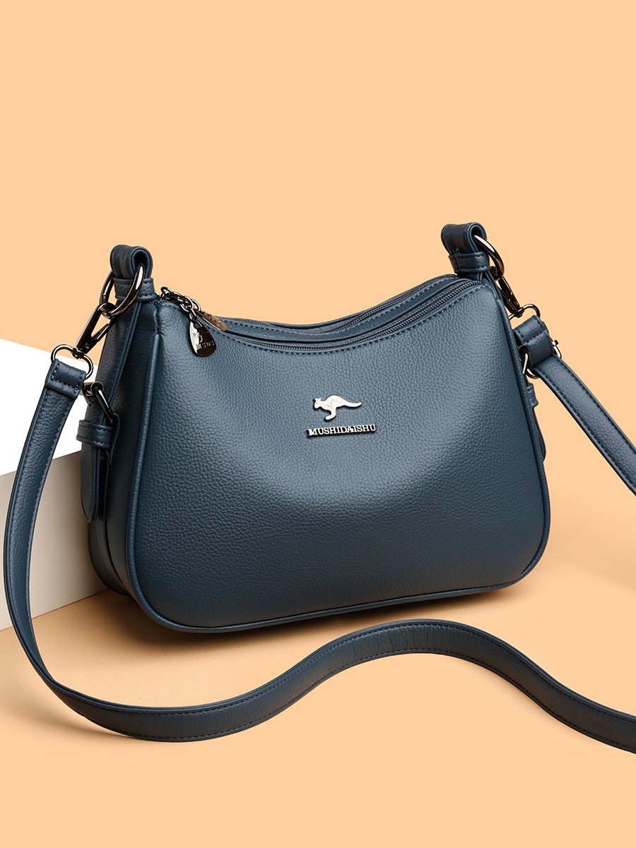 Kangaroo leather large-capacity ladies' bag